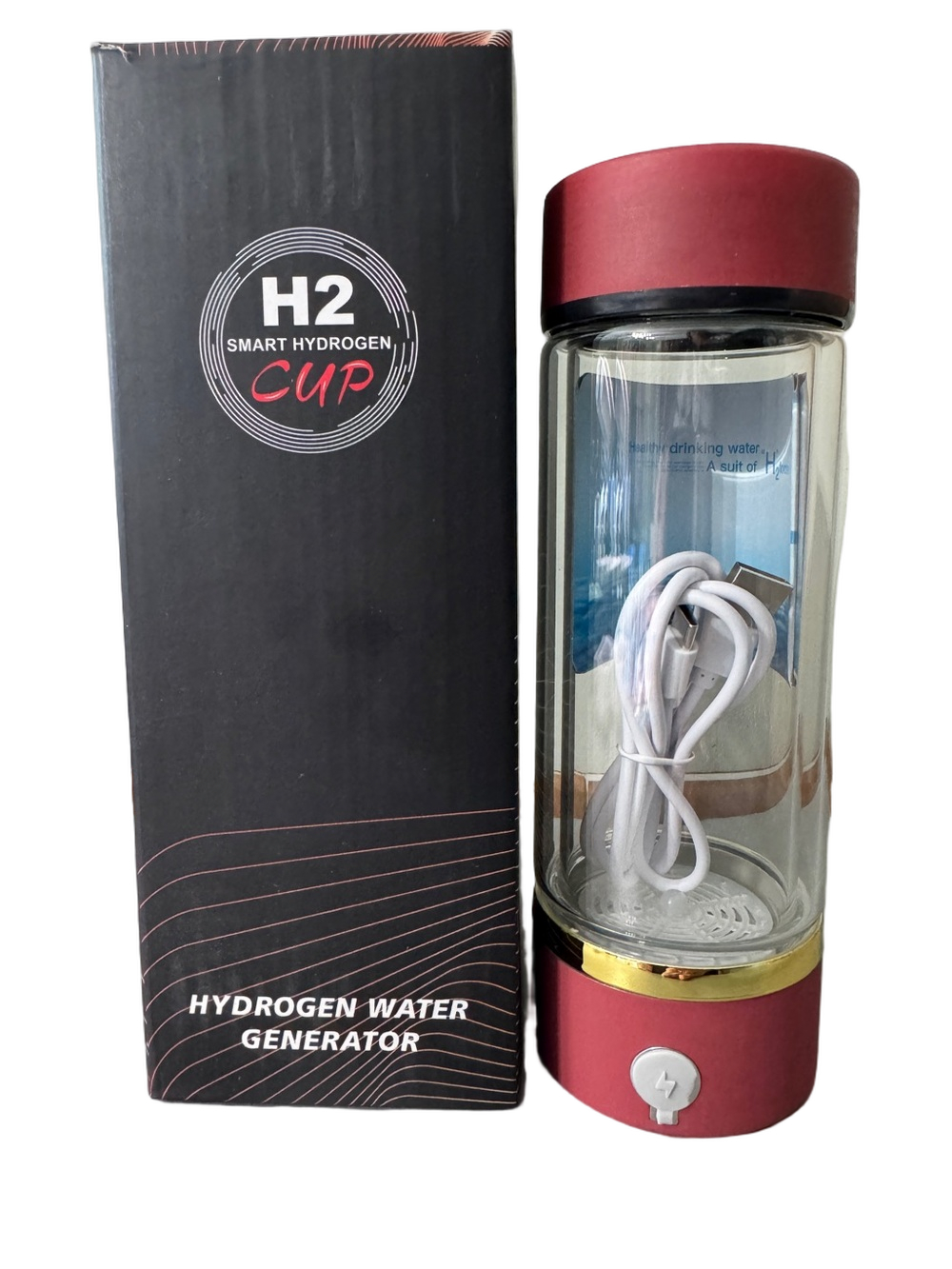 H2 Smart Hydrogen Water Generator Bottle - Red